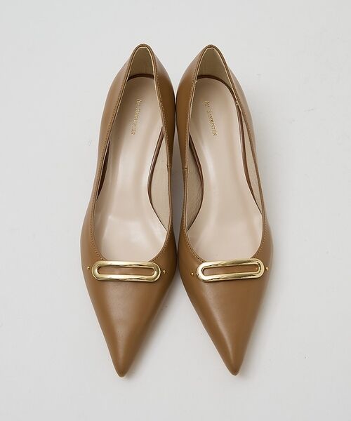 Au BANNISTER / オゥ バニスター パンプス | メタルモチーフパンプス【予約】（ベージュ）
