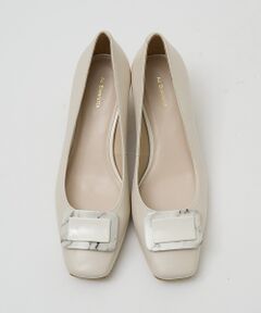 Au BANNISTER / オゥ バニスター パンプス | スクエアモチーフパンプス【予約】