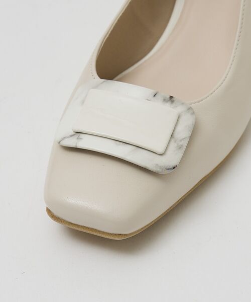 Au BANNISTER / オゥ バニスター パンプス | スクエアモチーフパンプス【予約】 | 詳細13