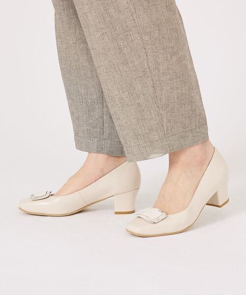 Au BANNISTER / オゥ バニスター パンプス | スクエアモチーフパンプス | 詳細15