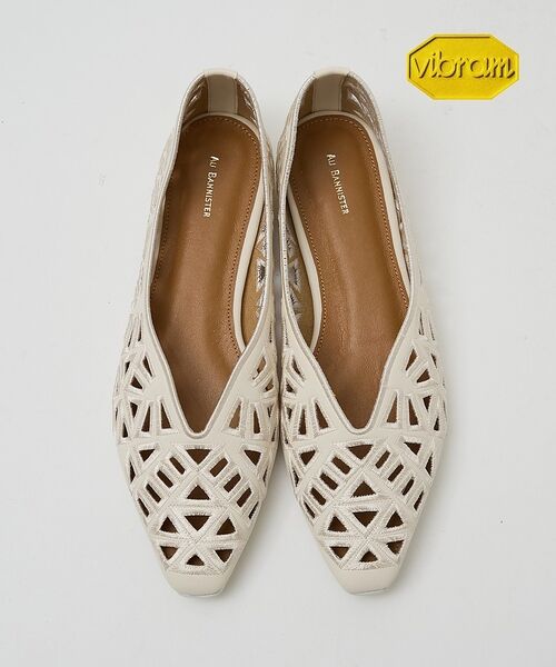 Au BANNISTER / オゥ バニスター パンプス | レーザーカットパンプス【予約】(アイボリー)