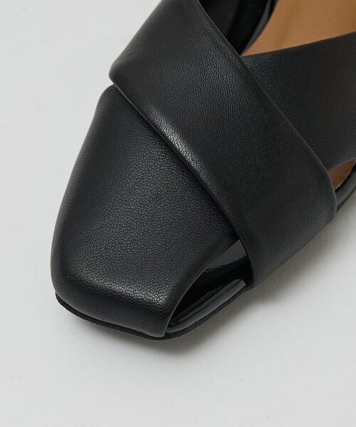 Au BANNISTER / オゥ バニスター パンプス | ストラップソフトレザー ミュールパンプス【予約】 | 詳細10