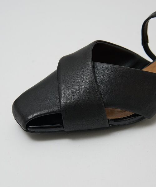 Au BANNISTER / オゥ バニスター パンプス | ストラップソフトレザー ミュールパンプス【予約】 | 詳細2