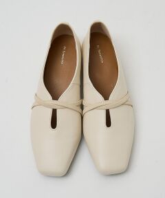 Au BANNISTER / オゥ バニスター フラットシューズ | ストラップソフトレザーフラットパンプス