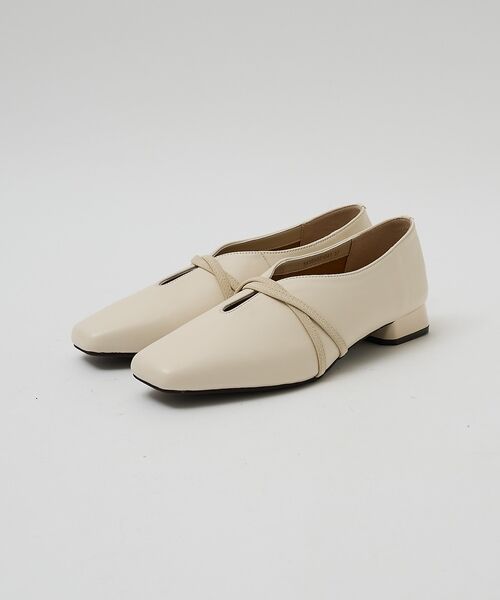 Au BANNISTER / オゥ バニスター フラットシューズ | ストラップソフトレザーフラットパンプス | 詳細3