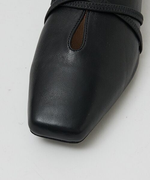 Au BANNISTER / オゥ バニスター フラットシューズ | ストラップソフトレザーフラットパンプス | 詳細13