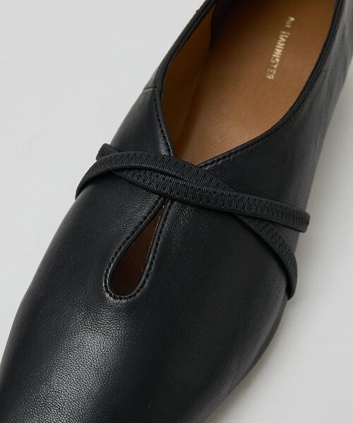 Au BANNISTER / オゥ バニスター フラットシューズ | ストラップソフトレザーフラットパンプス | 詳細5