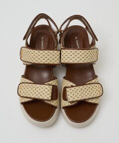 Au BANNISTER / オゥ バニスター サンダル | 【軽量】Wベルトスポーツサンダル【予約】