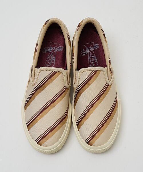 Au BANNISTER / オゥ バニスター シューズ | 【シルクネクタイ生地使用】スリッポンスニーカー | 詳細18