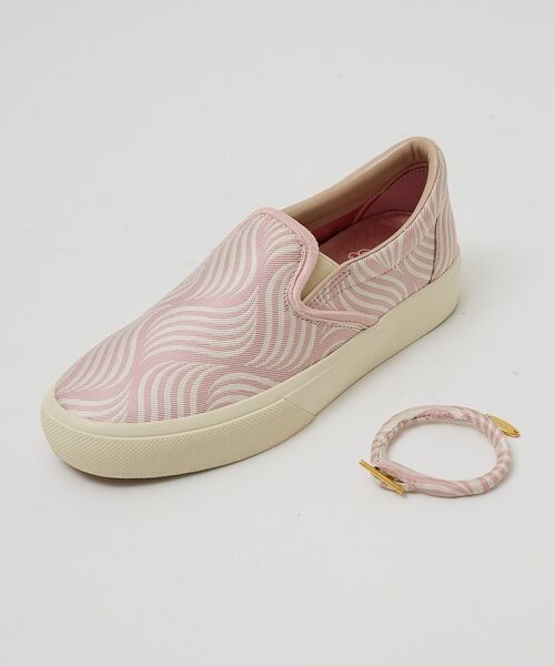 Au BANNISTER / オゥ バニスター スニーカー | 【シルクネクタイ生地使用】スリッポンスニーカー【予約】 | 詳細16