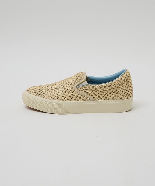 Au BANNISTER / オゥ バニスター シューズ | ラフィアライク スリッポンスニーカー【予約】 | 詳細1