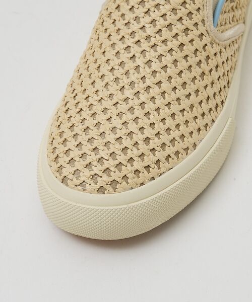 Au BANNISTER / オゥ バニスター シューズ | ラフィアライク スリッポンスニーカー【予約】 | 詳細10