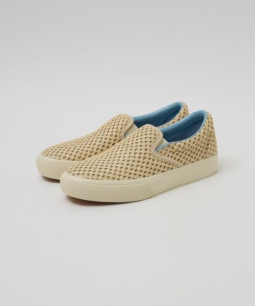 Au BANNISTER / オゥ バニスター シューズ | ラフィアライク スリッポンスニーカー【予約】 | 詳細11