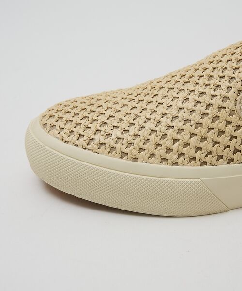 Au BANNISTER / オゥ バニスター シューズ | ラフィアライク スリッポンスニーカー【予約】 | 詳細3