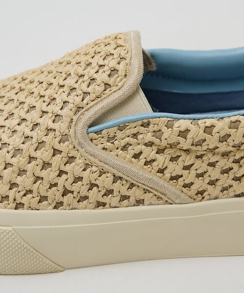 Au BANNISTER / オゥ バニスター シューズ | ラフィアライク スリッポンスニーカー【予約】 | 詳細4