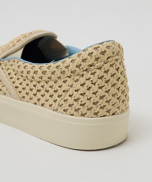 Au BANNISTER / オゥ バニスター シューズ | ラフィアライク スリッポンスニーカー【予約】 | 詳細5