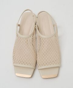 Au BANNISTER / オゥ バニスター サンダル | メタルトゥメッシュサンダル