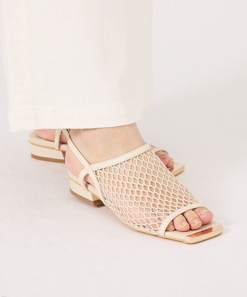 Au BANNISTER / オゥ バニスター サンダル | メタルトゥメッシュサンダル | 詳細28