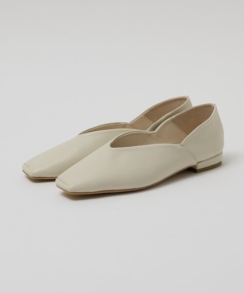 Au BANNISTER / オゥ バニスター フラットシューズ | 【販売店舗限定】スクエアトゥVカットパンプス【予約】 | 詳細11