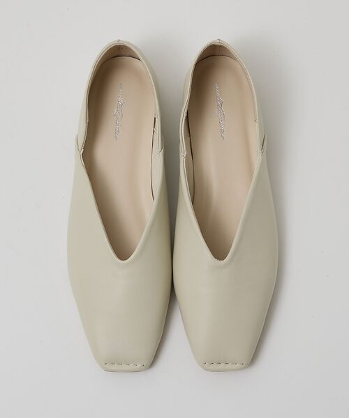 Au BANNISTER / オゥ バニスター フラットシューズ | 【販売店舗限定】スクエアトゥVカットパンプス【予約】 | 詳細13