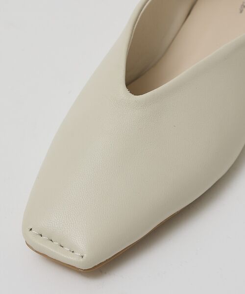 Au BANNISTER / オゥ バニスター フラットシューズ | 【販売店舗限定】スクエアトゥVカットパンプス【予約】 | 詳細14