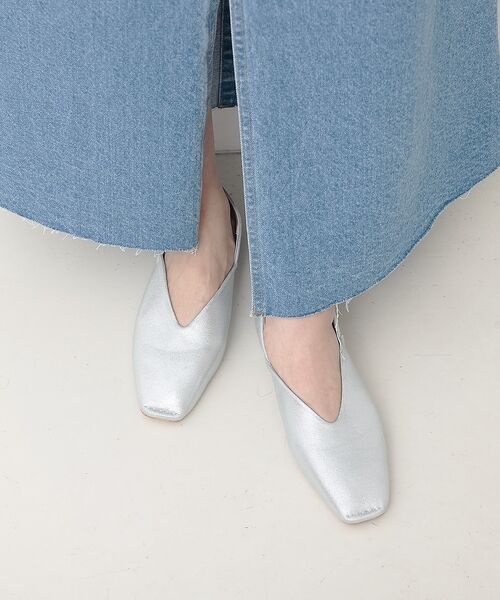 Au BANNISTER / オゥ バニスター フラットシューズ | 【販売店舗限定】スクエアトゥVカットパンプス【予約】 | 詳細16