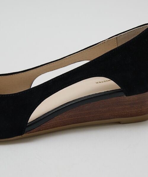 Au BANNISTER / オゥ バニスター パンプス | 【オープントゥ】バタフライカットウェッジソールパンプス【予約】 | 詳細11