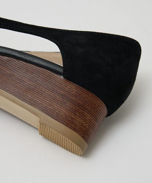 Au BANNISTER / オゥ バニスター パンプス | 【オープントゥ】バタフライカットウェッジソールパンプス【予約】 | 詳細13