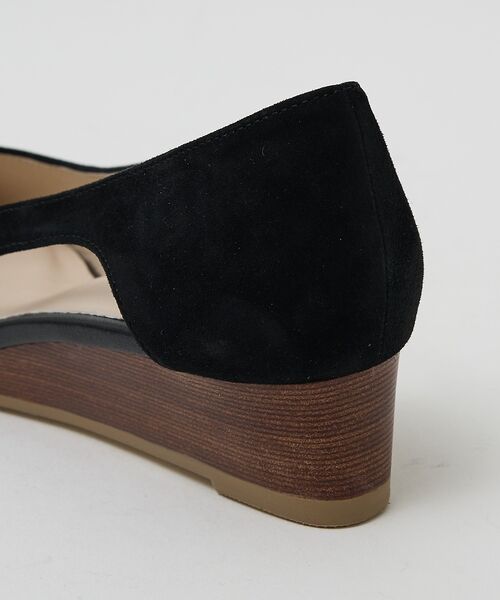 Au BANNISTER / オゥ バニスター パンプス | 【オープントゥ】バタフライカットウェッジソールパンプス【予約】 | 詳細14