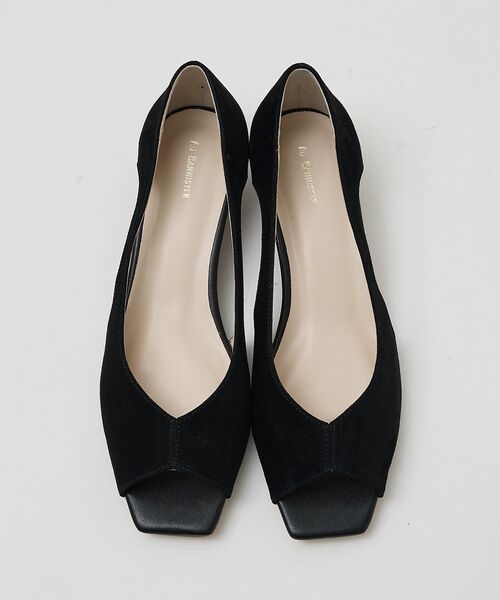 Au BANNISTER / オゥ バニスター パンプス | 【オープントゥ】バタフライカットウェッジソールパンプス【予約】 | 詳細4