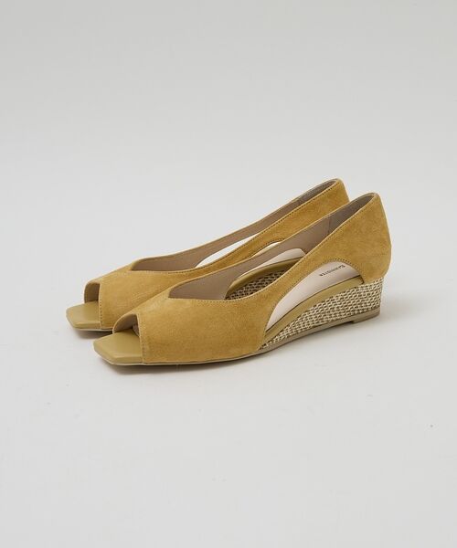 Au BANNISTER / オゥ バニスター パンプス | 【オープントゥ】バタフライカットウェッジソールパンプス【予約】 | 詳細18