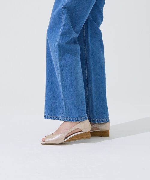 Au BANNISTER / オゥ バニスター パンプス | 【オープントゥ】バタフライカットウェッジソールパンプス【予約】 | 詳細22