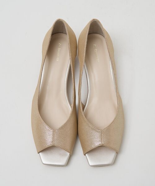 Au BANNISTER / オゥ バニスター パンプス | 【オープントゥ】バタフライカットウェッジソールパンプス【予約】 | 詳細25