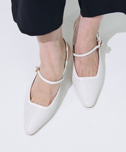 Au BANNISTER / オゥ バニスター パンプス | スリングバックパンプス【予約】(アイボリー)