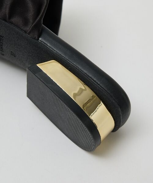 Au BANNISTER / オゥ バニスター サンダル | 【ストレッチサテン】サムメタルサンダル【予約】 | 詳細10