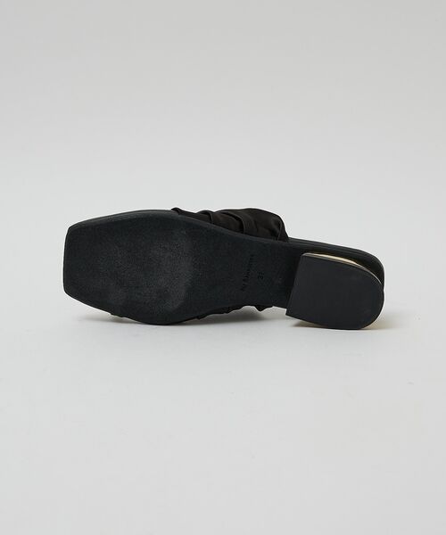 Au BANNISTER / オゥ バニスター サンダル | 【ストレッチサテン】サムメタルサンダル【予約】 | 詳細6