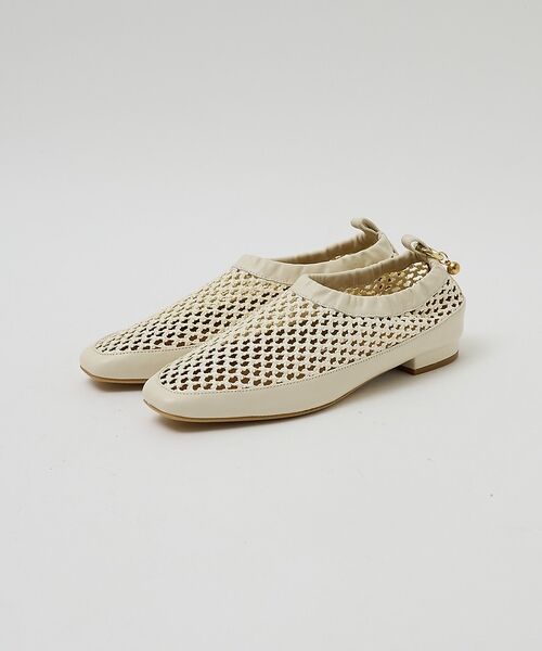 Au BANNISTER / オゥ バニスター シューズ | バックポイントメッシュシューズ【予約】(アイボリー)