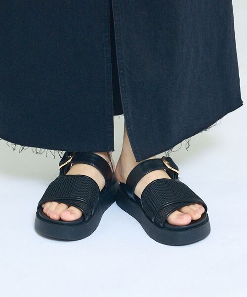 Au BANNISTER / オゥ バニスター サンダル | 【販売店舗限定】ワイドベルトサンダル【予約】 | 詳細2