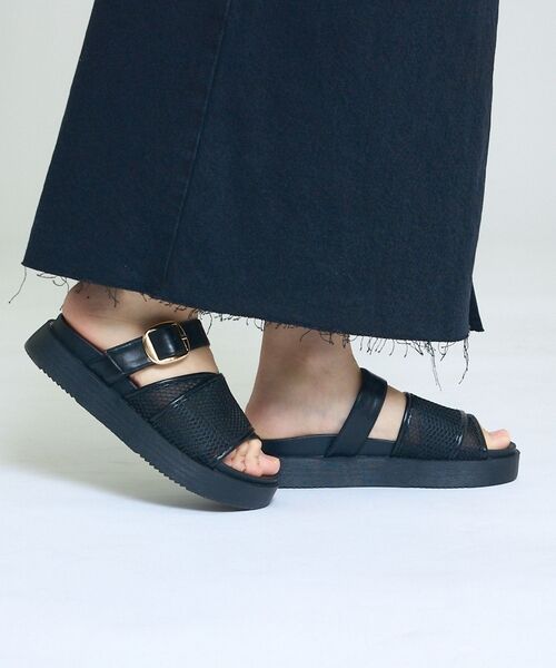 Au BANNISTER / オゥ バニスター サンダル | 【販売店舗限定】ワイドベルトサンダル【予約】 | 詳細3