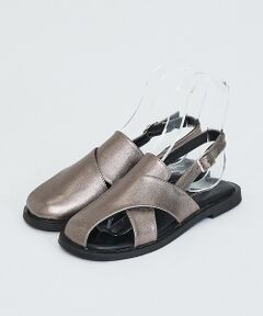Au BANNISTER / オゥ バニスター サンダル | 【販売店舗限定】オブリークアシメサンダル【予約】