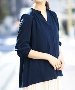 a.v.v / アー・ヴェ・ヴェ シャツ・ブラウス | フロントタックギャザーブラウス
