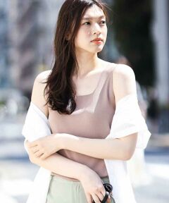 a.v.v / アー・ヴェ・ヴェ ニット・セーター | 【洗える】スクエアネックニットタンク