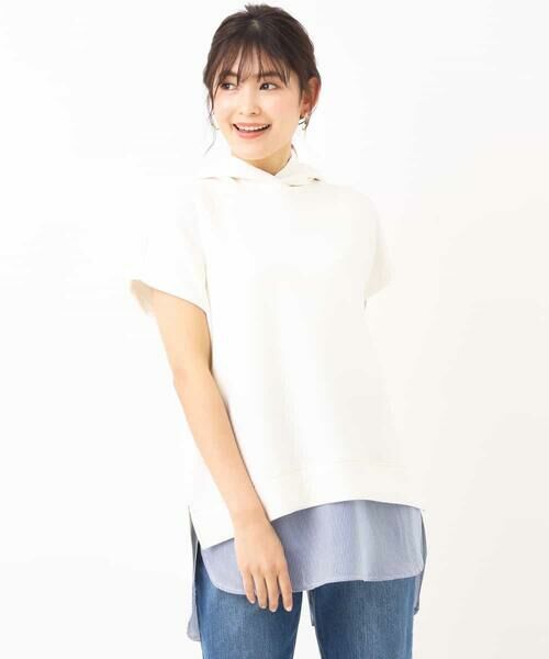 a.v.v / アー・ヴェ・ヴェ カットソー | シャツドッキングロングタンクトップ | 詳細4