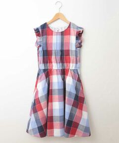 a.v.v / アー・ヴェ・ヴェ ロング・マキシ丈ワンピース | [160]フィットアンドフレアチェックワンピース[WEB限定サイズ]