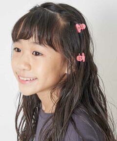 [KIDS]リボンミニヘアクリップ