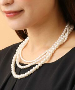 a.v.v / アー・ヴェ・ヴェ その他 | ３連パール調ショートネックレス