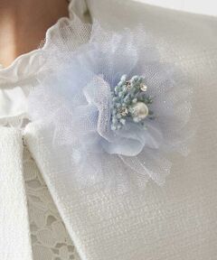 a.v.v / アー・ヴェ・ヴェ ブローチ・コサージュ | [KIDS]チュールコサージュ