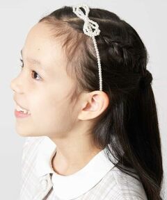 a.v.v / アー・ヴェ・ヴェ カチューシャ・カチューム・その他 | [KIDS]パールチョウリボンカチューシャ