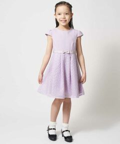 a.v.v / アー・ヴェ・ヴェ ロング・マキシ丈ワンピース | [110-130]【セレモニースタイル】セレモニーレースタックワンピース