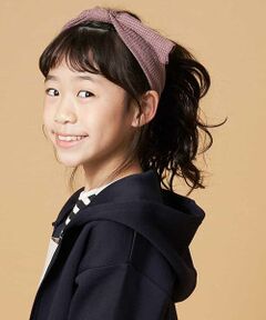 [KIDS]ワッフルリボンヘアバンド